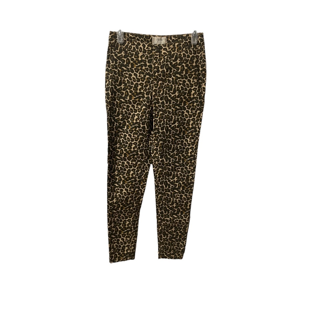 We the Free Free People Leopard Skinny Jeans Jeggings size 27